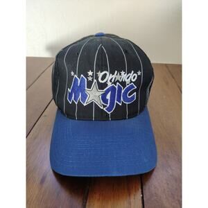 Vintage 90s Orlando Magic Starter Pinstripe Snapback Hat